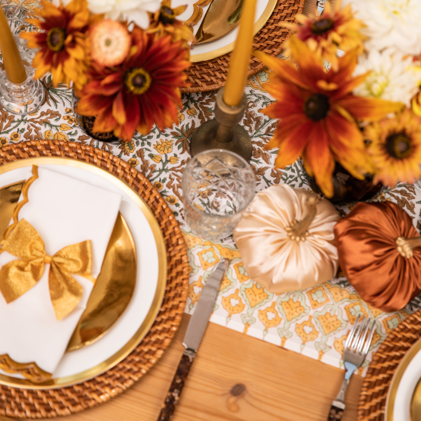 Honey Taper Dinner Candle Set