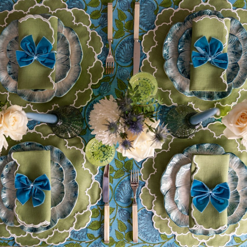 Rent: Fern Embroidered Napkin