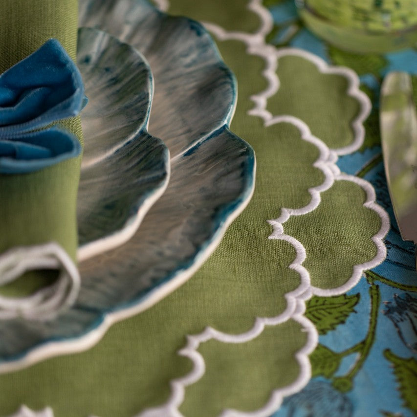 Rent: Fern Embroidered Placemat