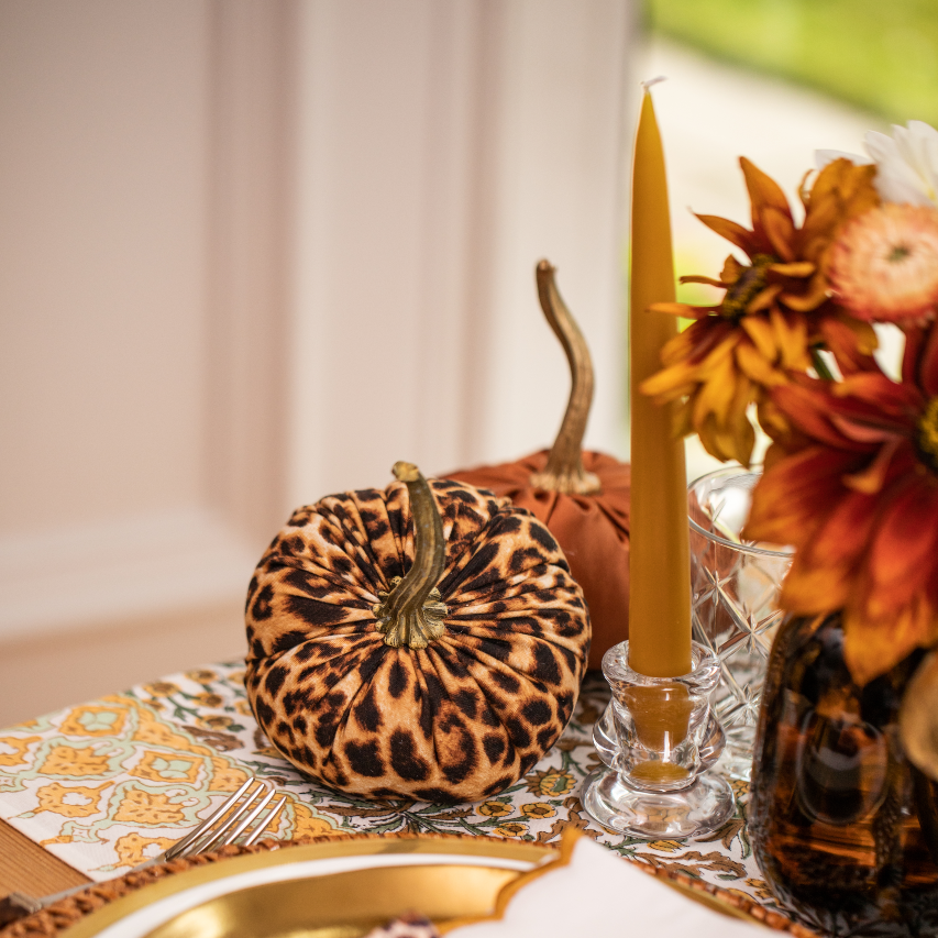 Honey Taper Dinner Candle Set