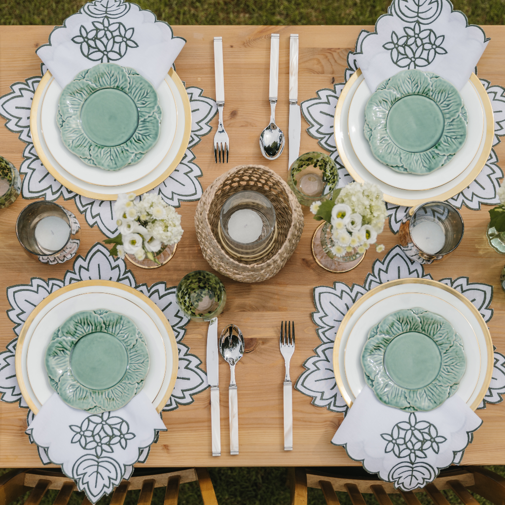 Flora Embroidered Placemat
