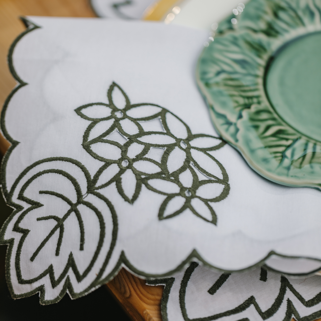 Flora Embroidered Napkin