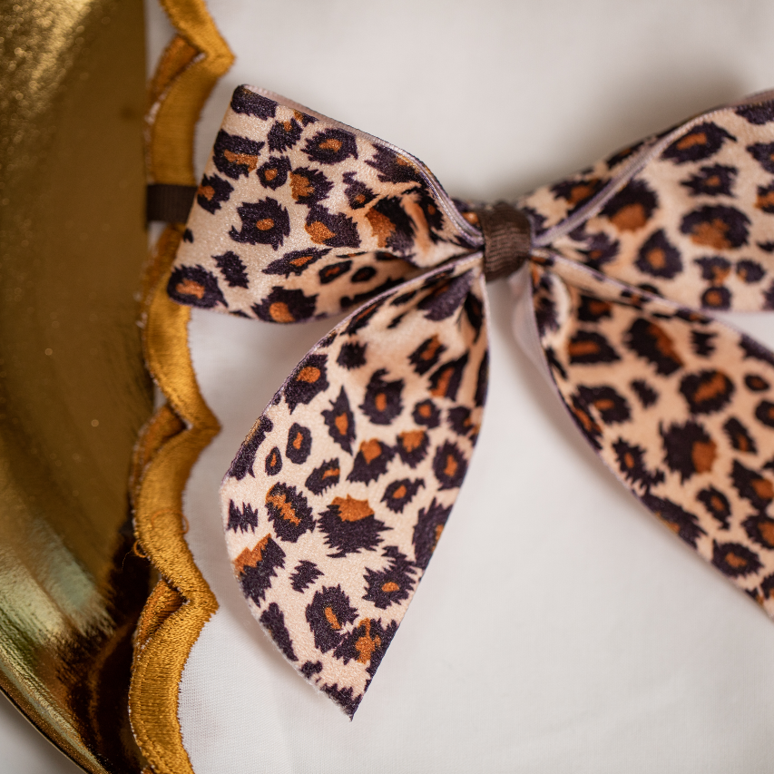 Leopard Print Napkin Bows (Set of Two)