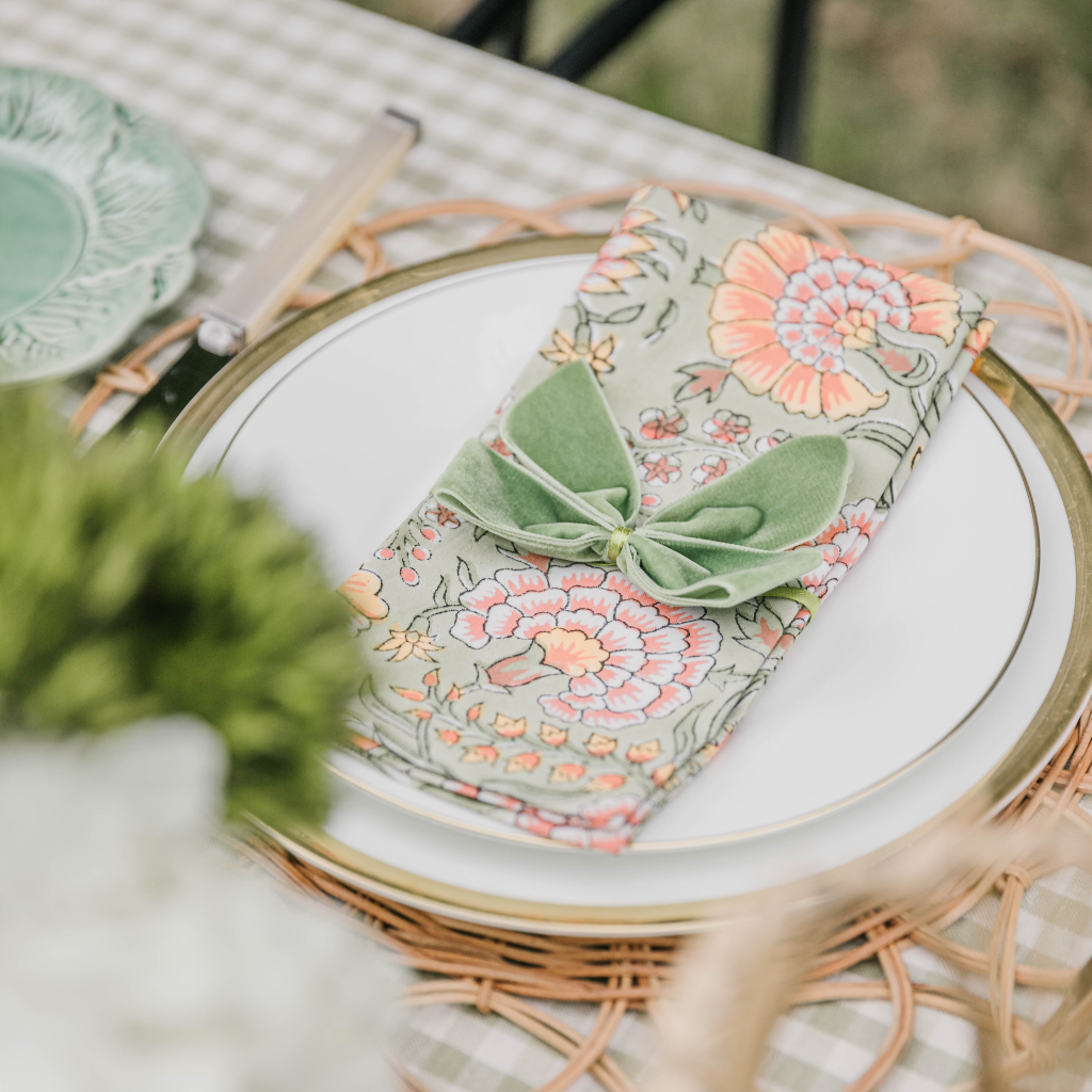 Dahlia Moss Napkin