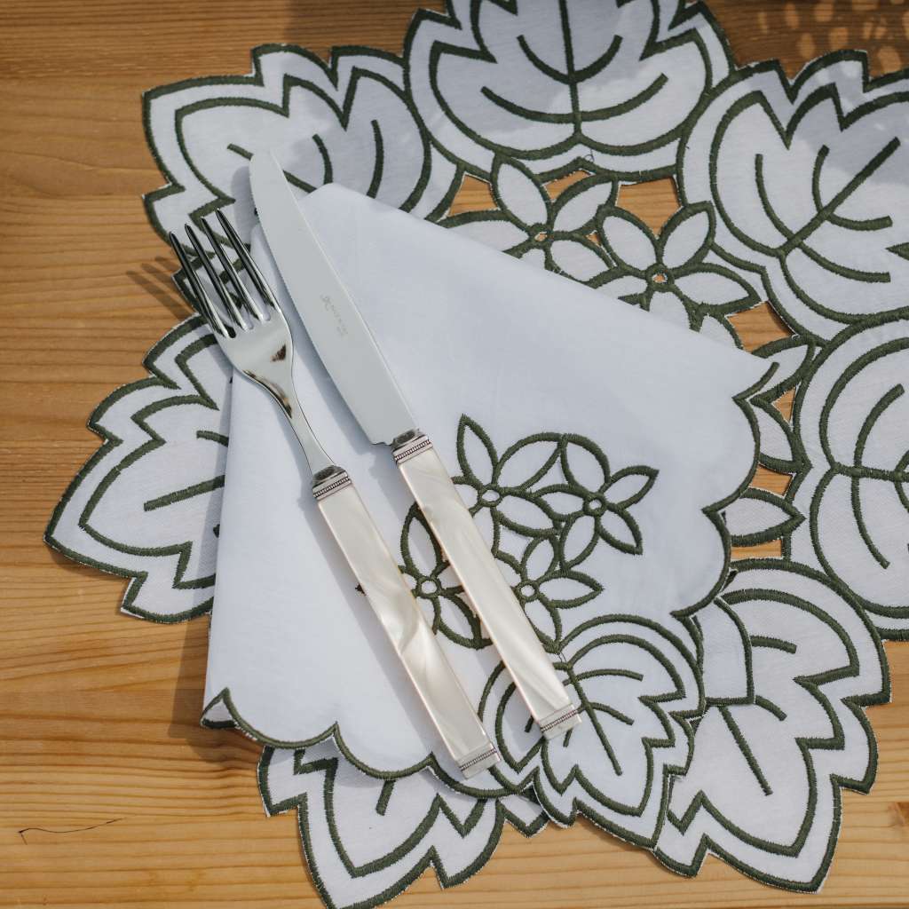 Flora Embroidered Napkin