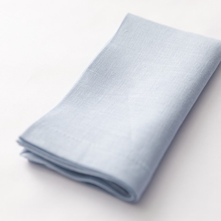 Rent: Pale Blue Linen Napkin