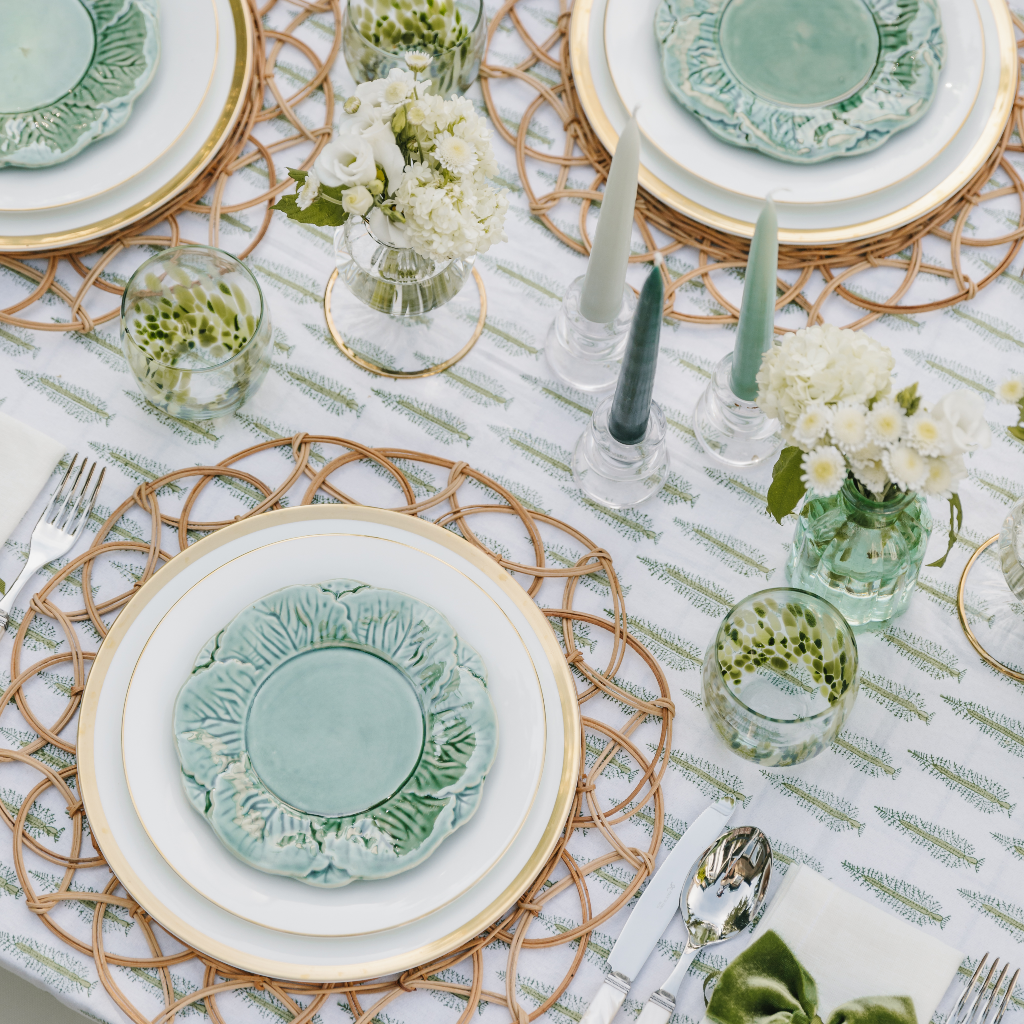 Rent: Royal Fern Tablecloth