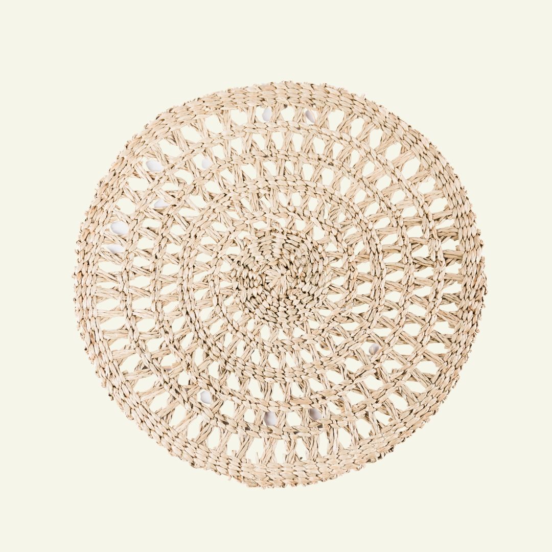 Rent Woven Seagrass Placemat Truffle Tablescapes