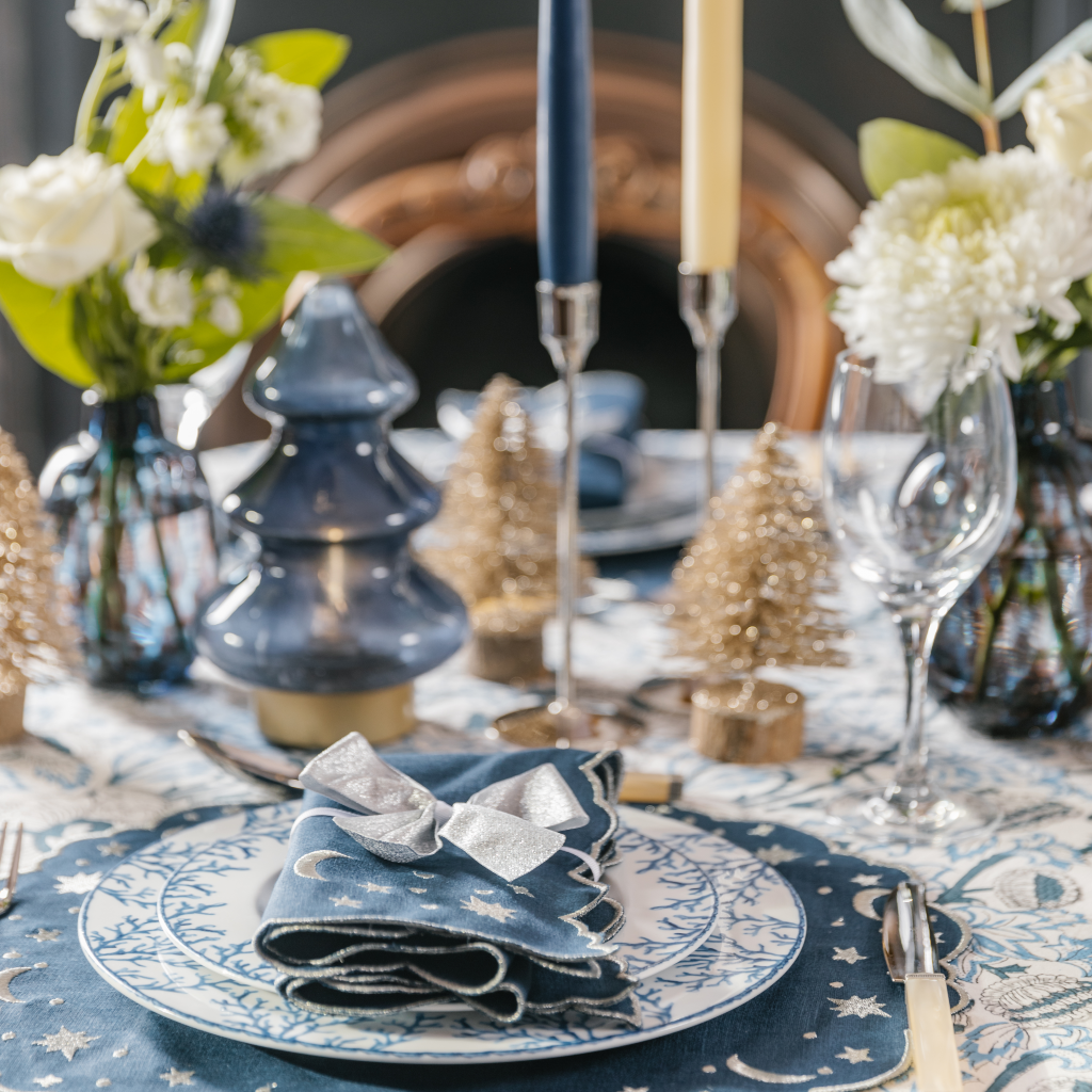 Sapphire Blue Glass Tree