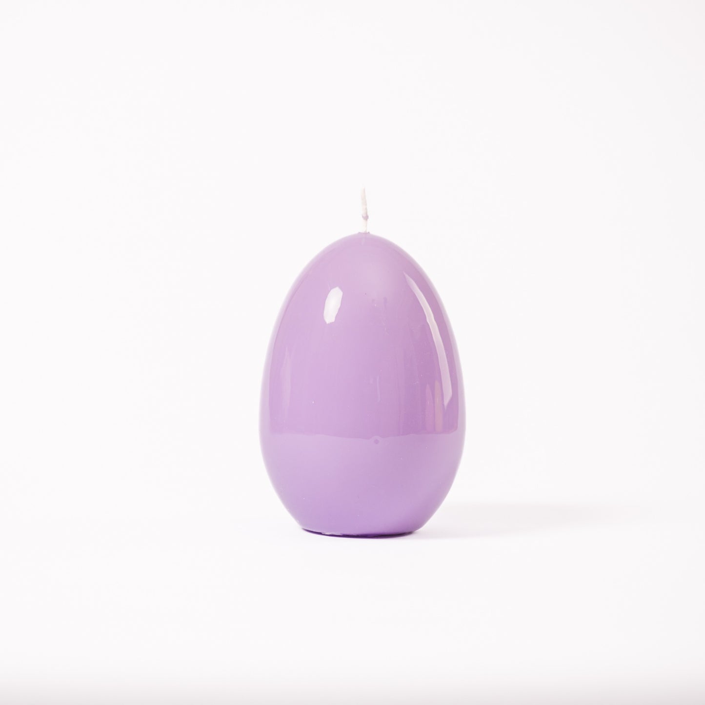 Lavender Ostrich Egg Glossy Candle