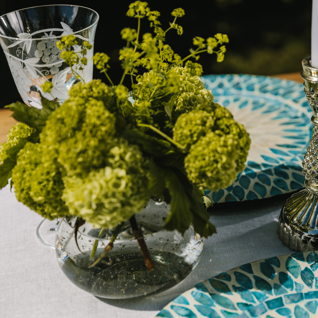 Textured Clear Bud Vase