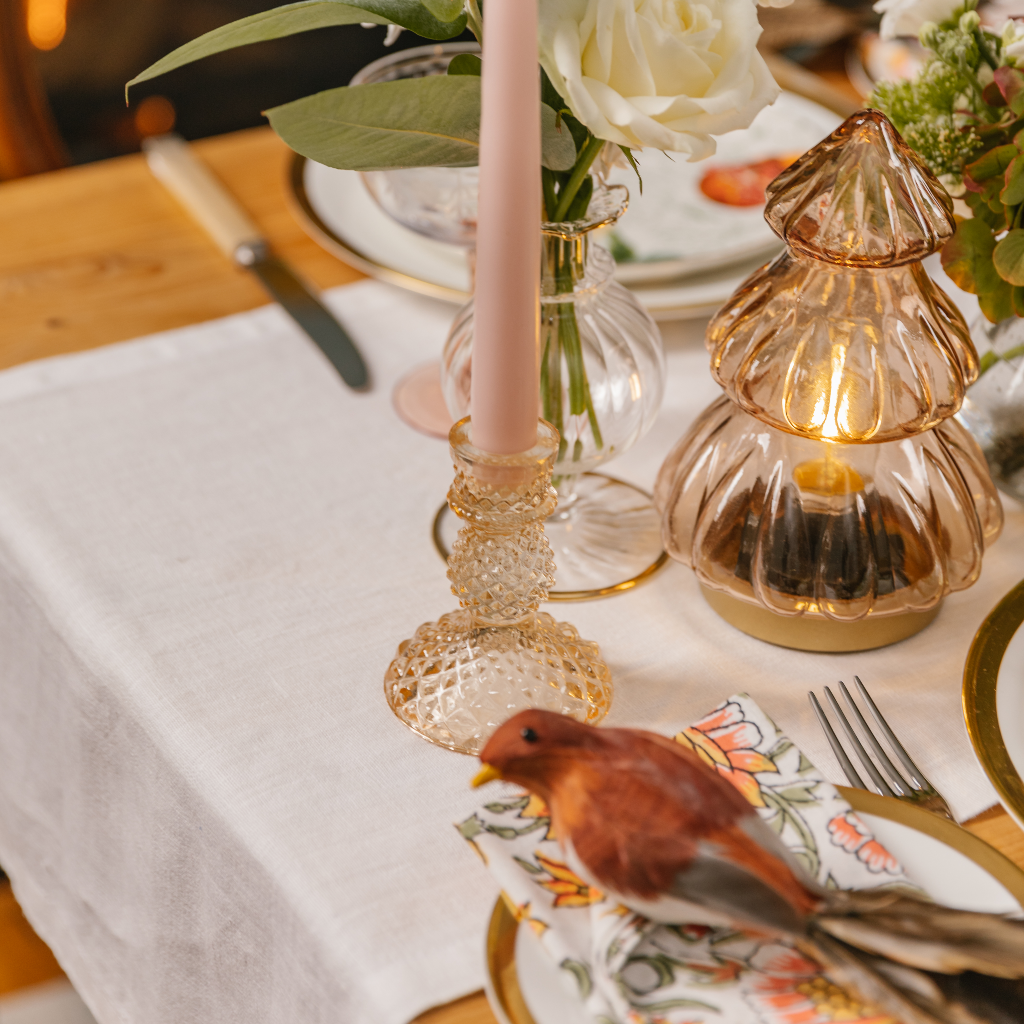 Porcelain Cotton Table Runner