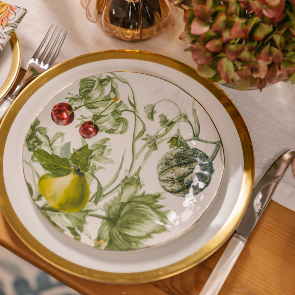 Porcelain Cotton Table Runner