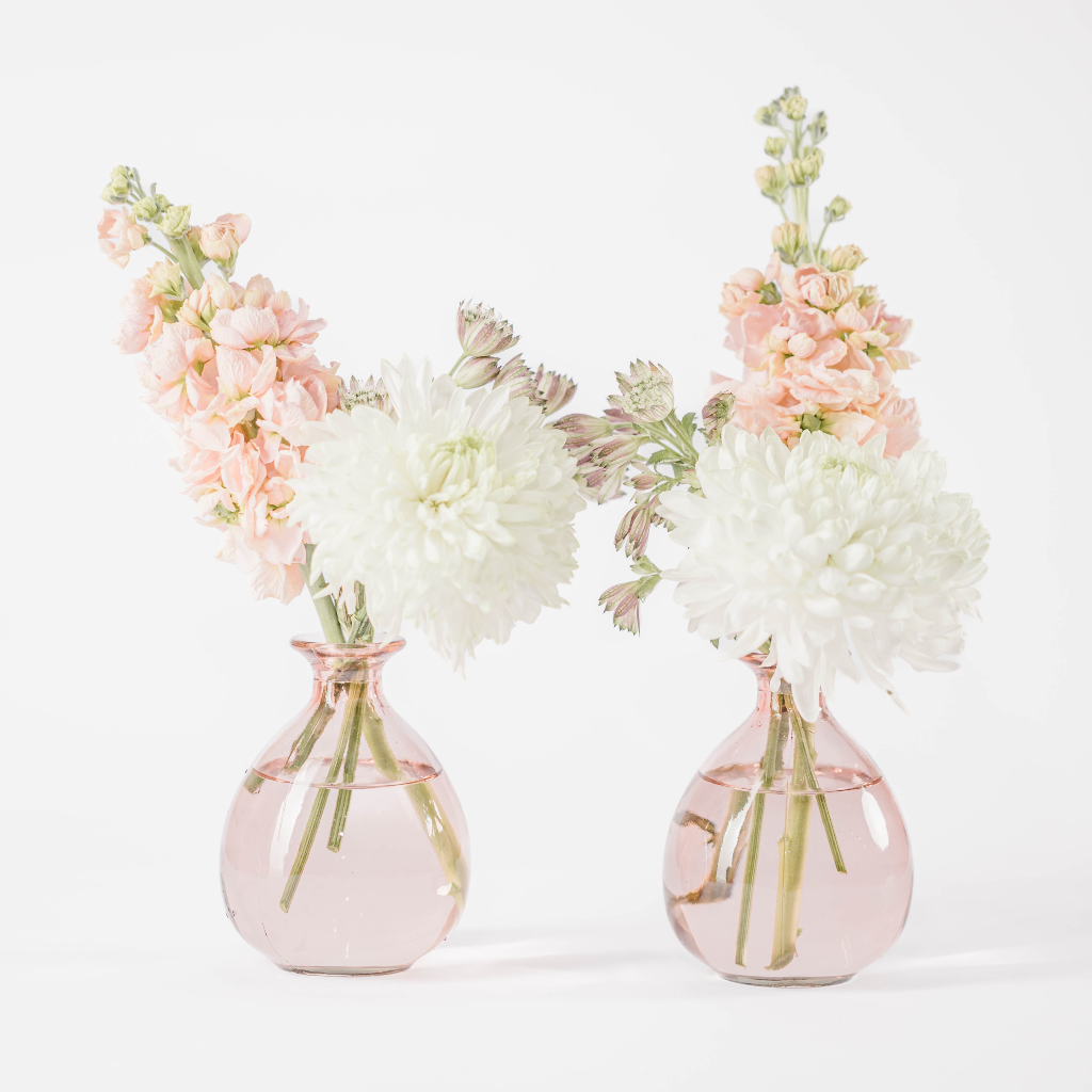 Rose Bud Vase Duo