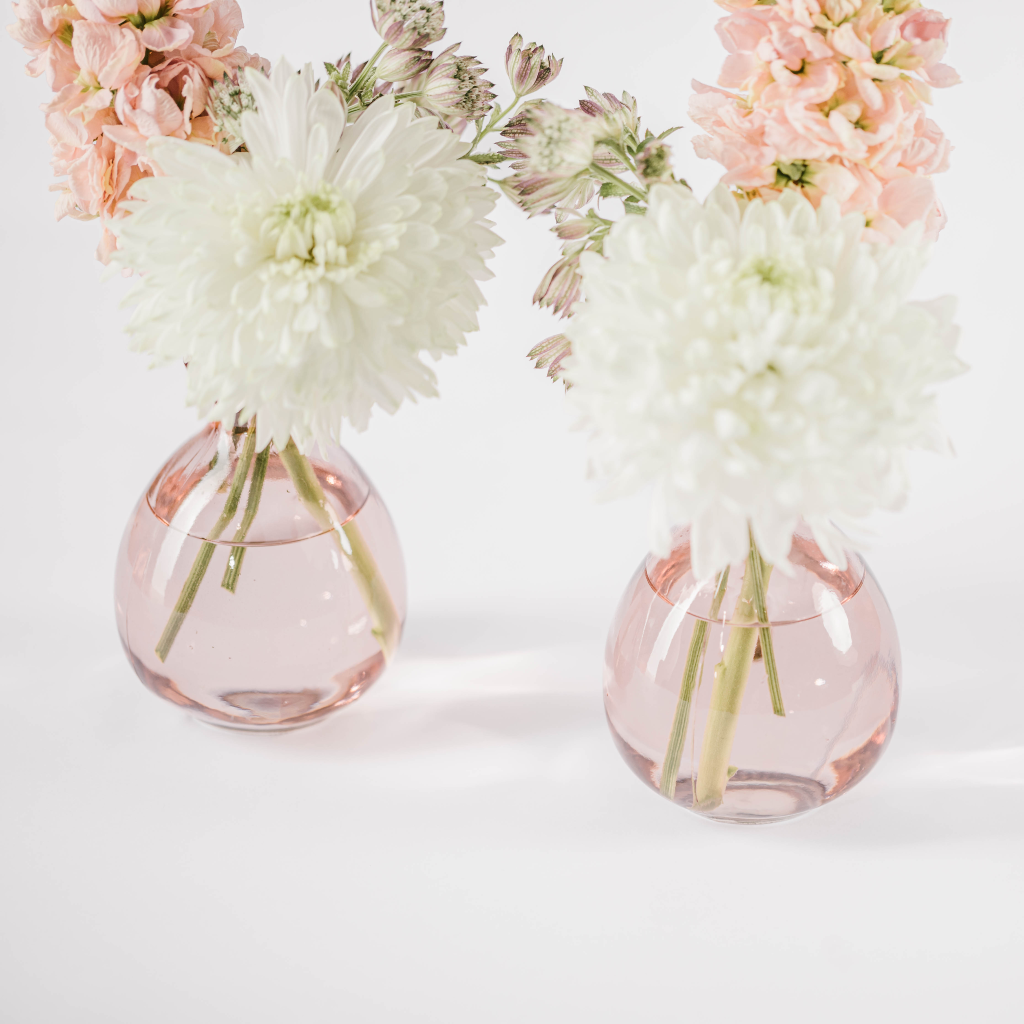 Rose Bud Vase Duo