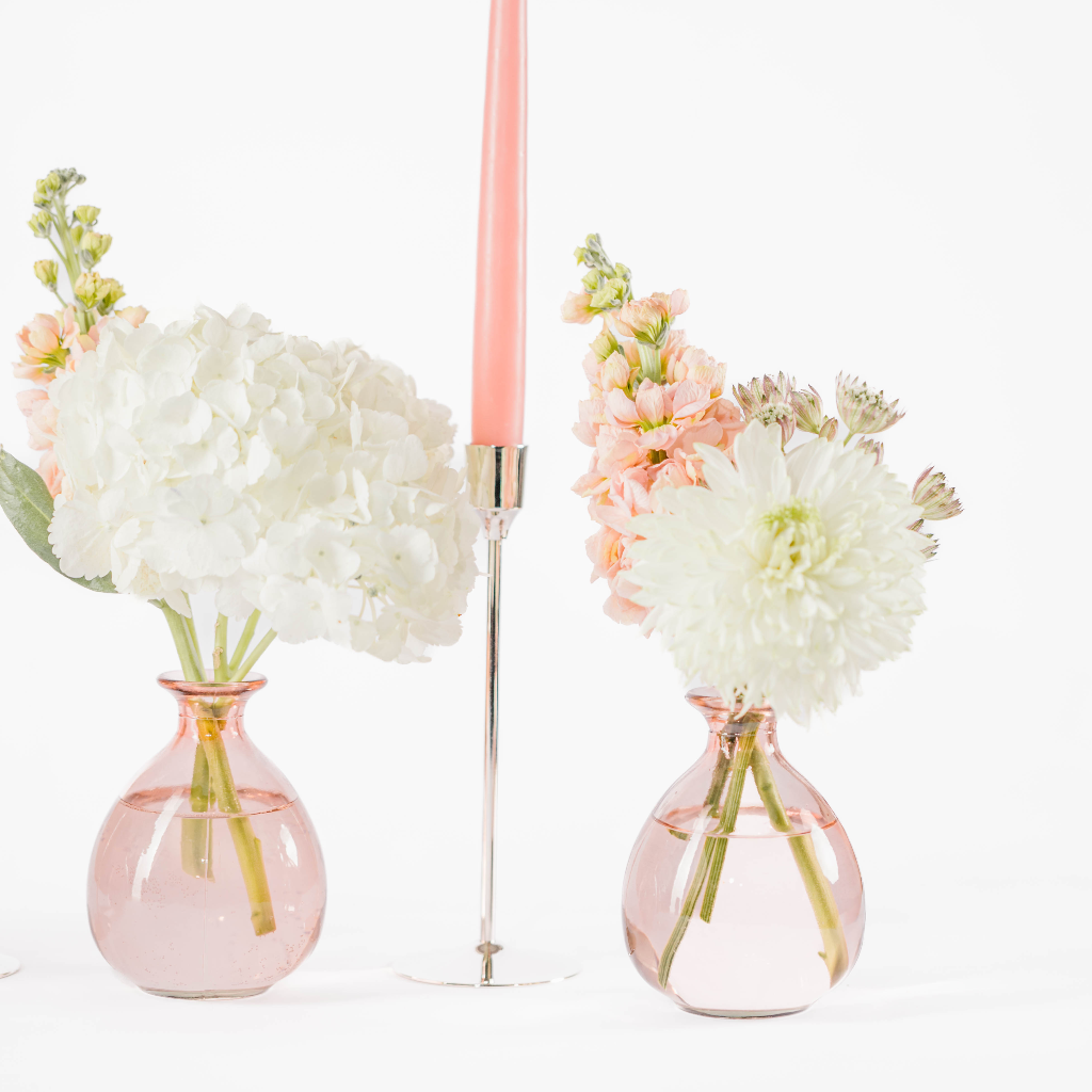 Rose Bud Vase Duo
