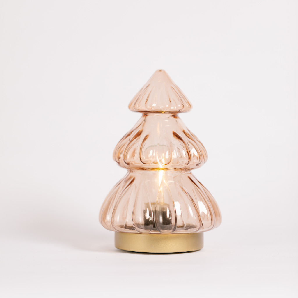Rose Quartz Glass Tree