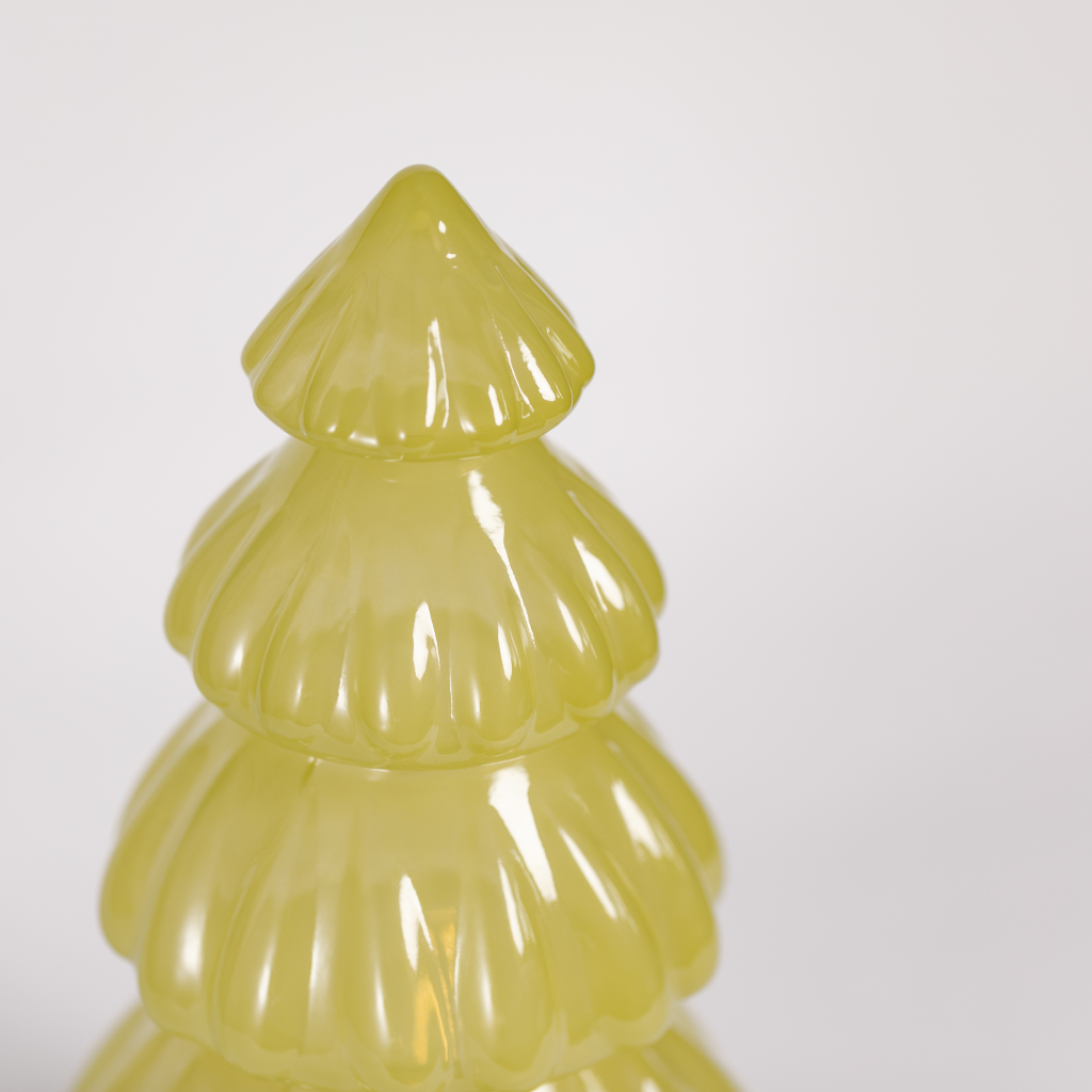 Jade Green Large Glass Tree