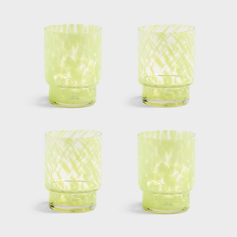 Green Tortoise Glasses (Set of Two)