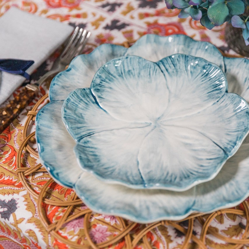 Blue Tulip Dinner Plate