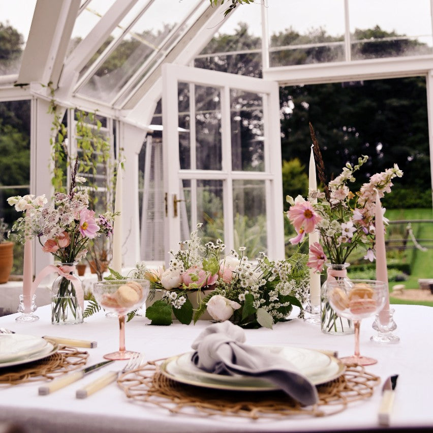 Rent: Dove Grey Linen Napkin