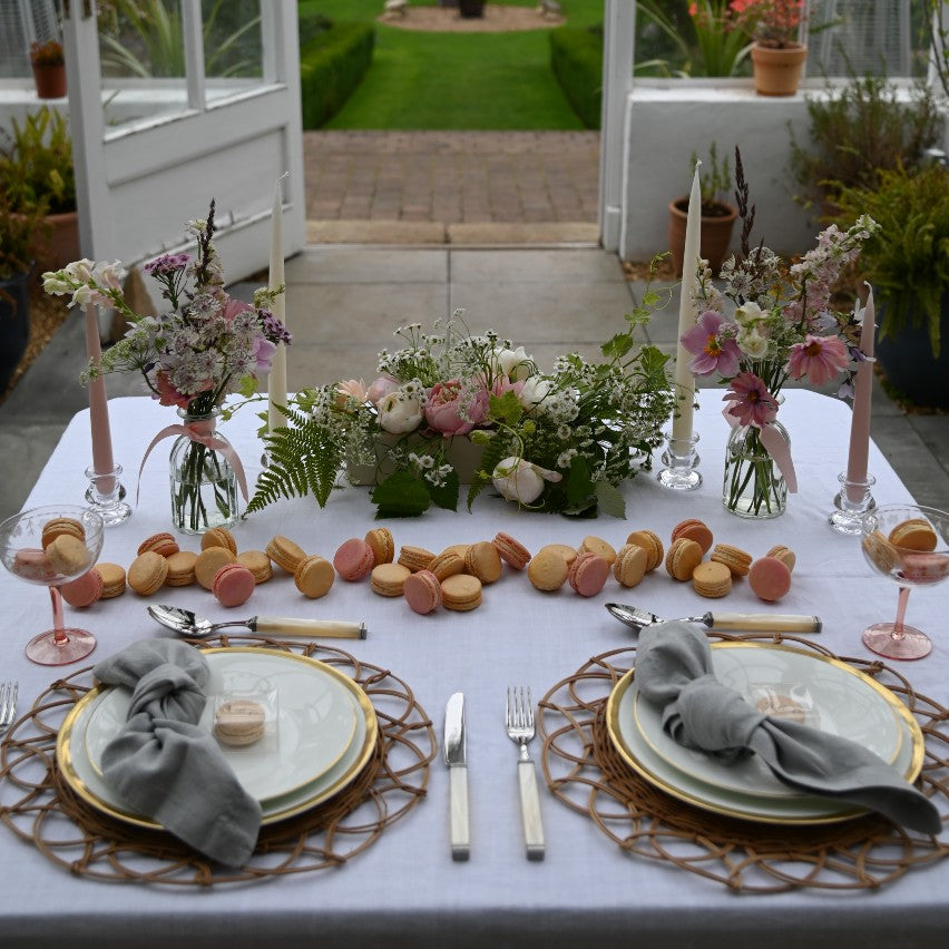 Rent: Dove Grey Linen Napkin