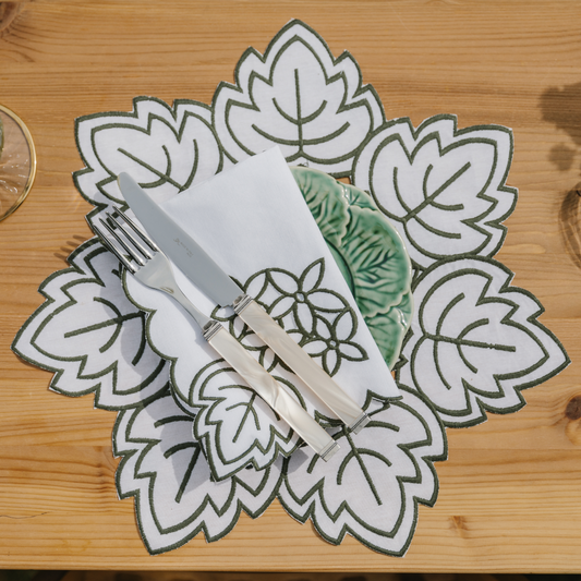 Rent: Flora Embroidered Placemat