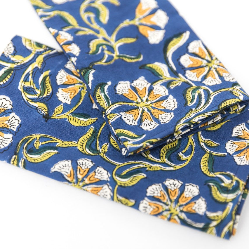 Indigo Flower Napkins (Set of Two)