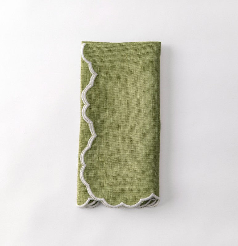Rent: Fern Embroidered Napkin