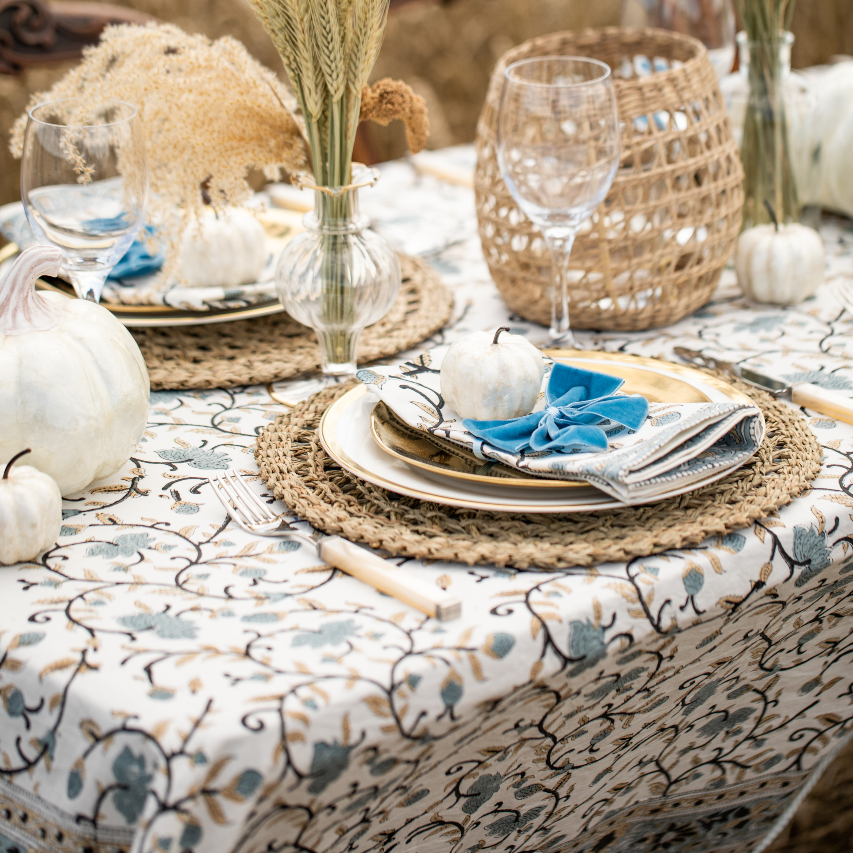 Blue Willow Tablecloth