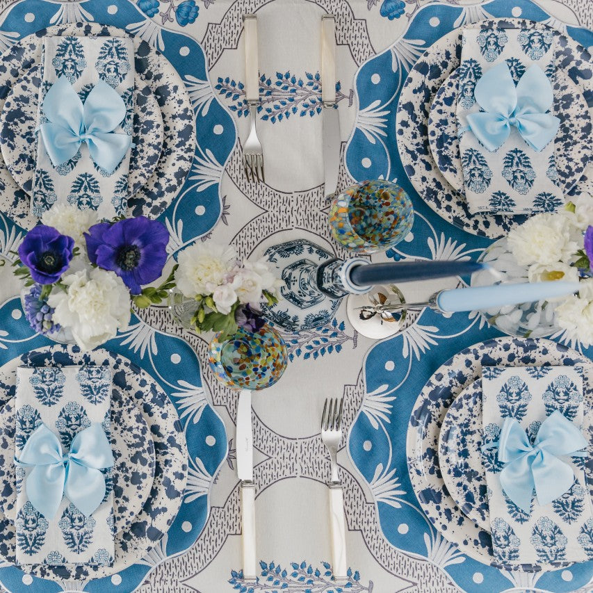 Blue Lotus Tablecloth