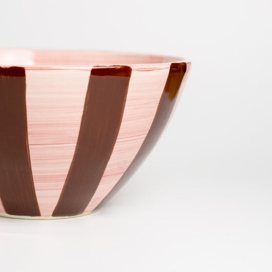 Rose Stripe Bowl