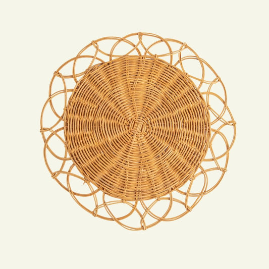 Rent: Woven Rattan Placemat