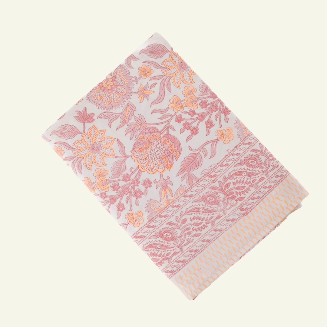 Rent: Indian Pink Tablecloth