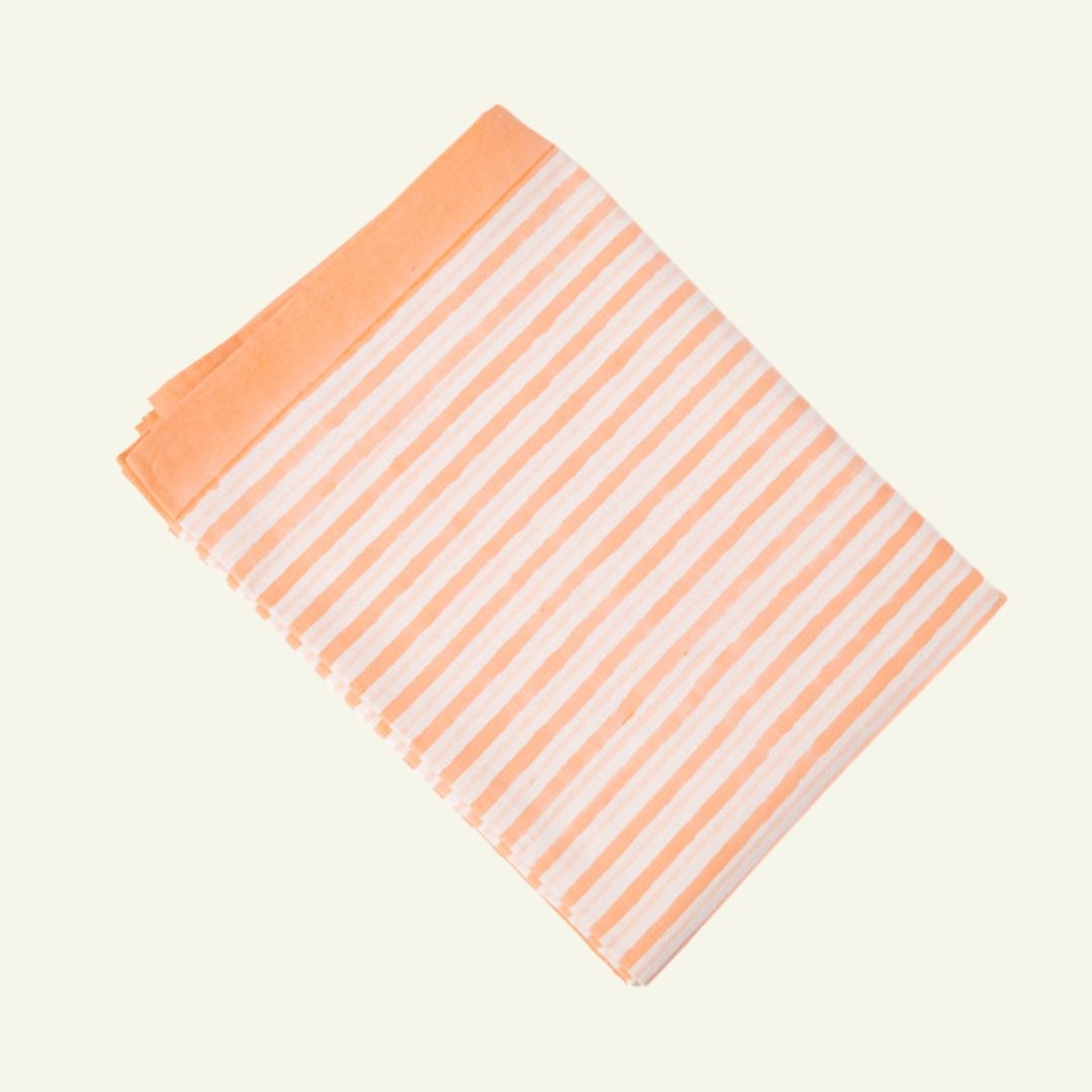 Rent: Apricot Stripe Tablecloth