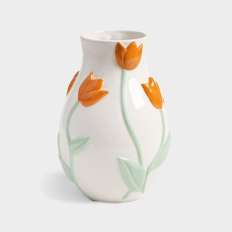 Apricot Tulip Vase