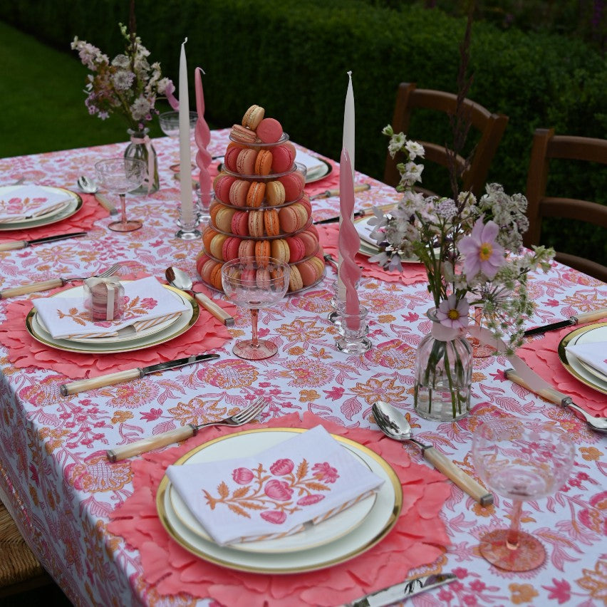 Indian Pink Tablecloth
