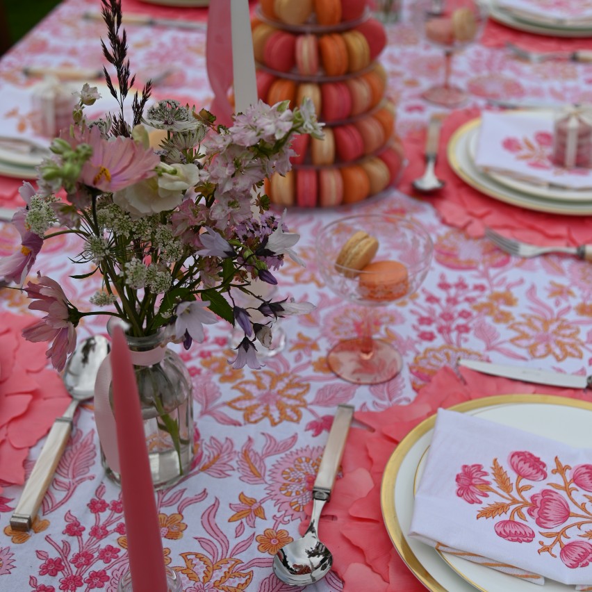 Indian Pink Tablecloth