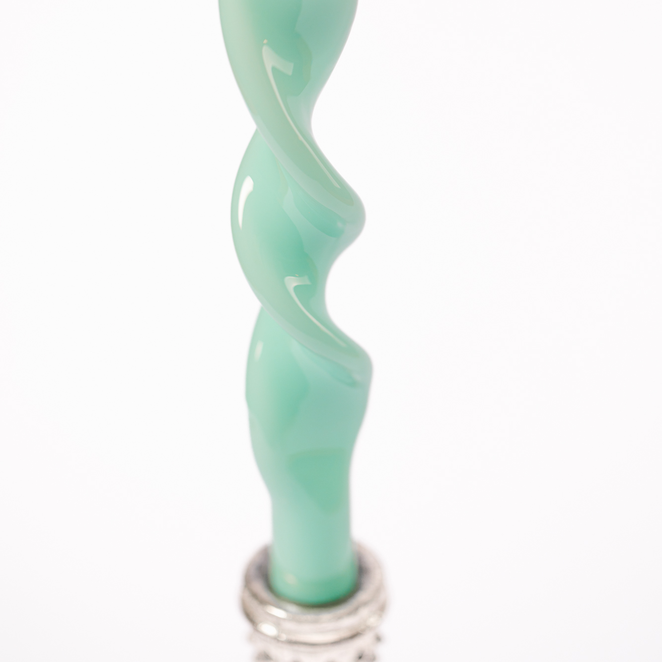 Spearmint Glossy Twist Candle Duo
