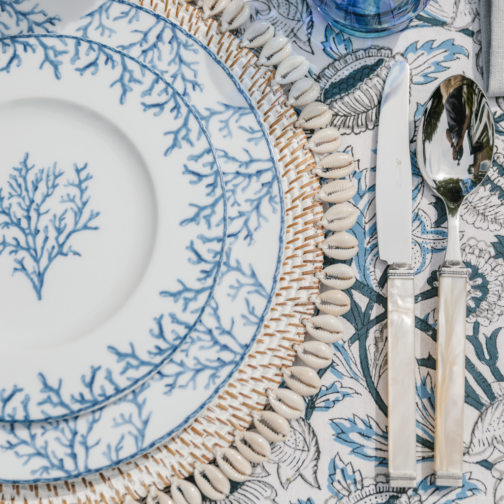 Coral discount dinner set