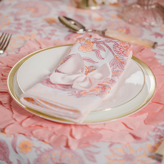 Indian Pink Napkins (Set of Two)