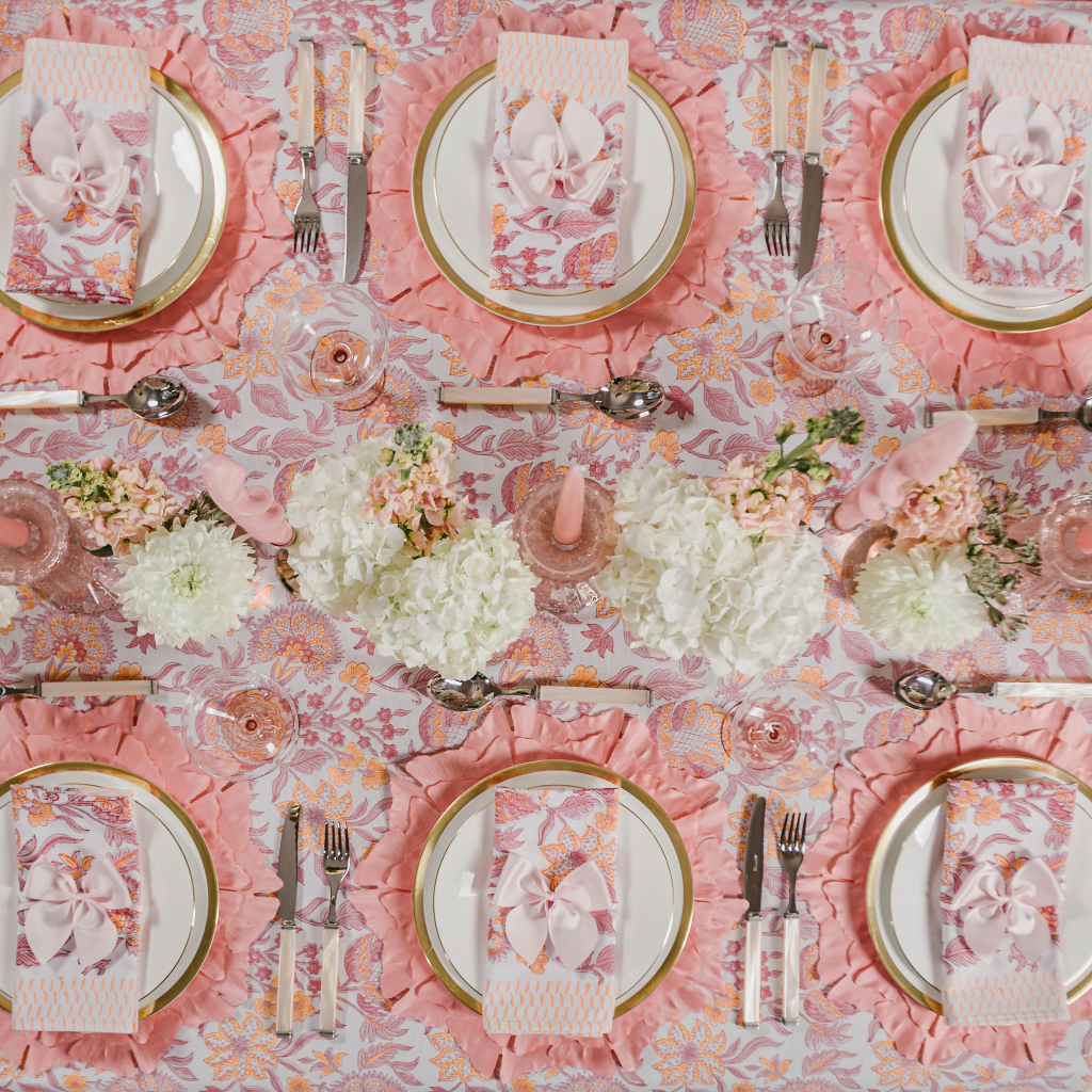 Indian Pink Tablecloth