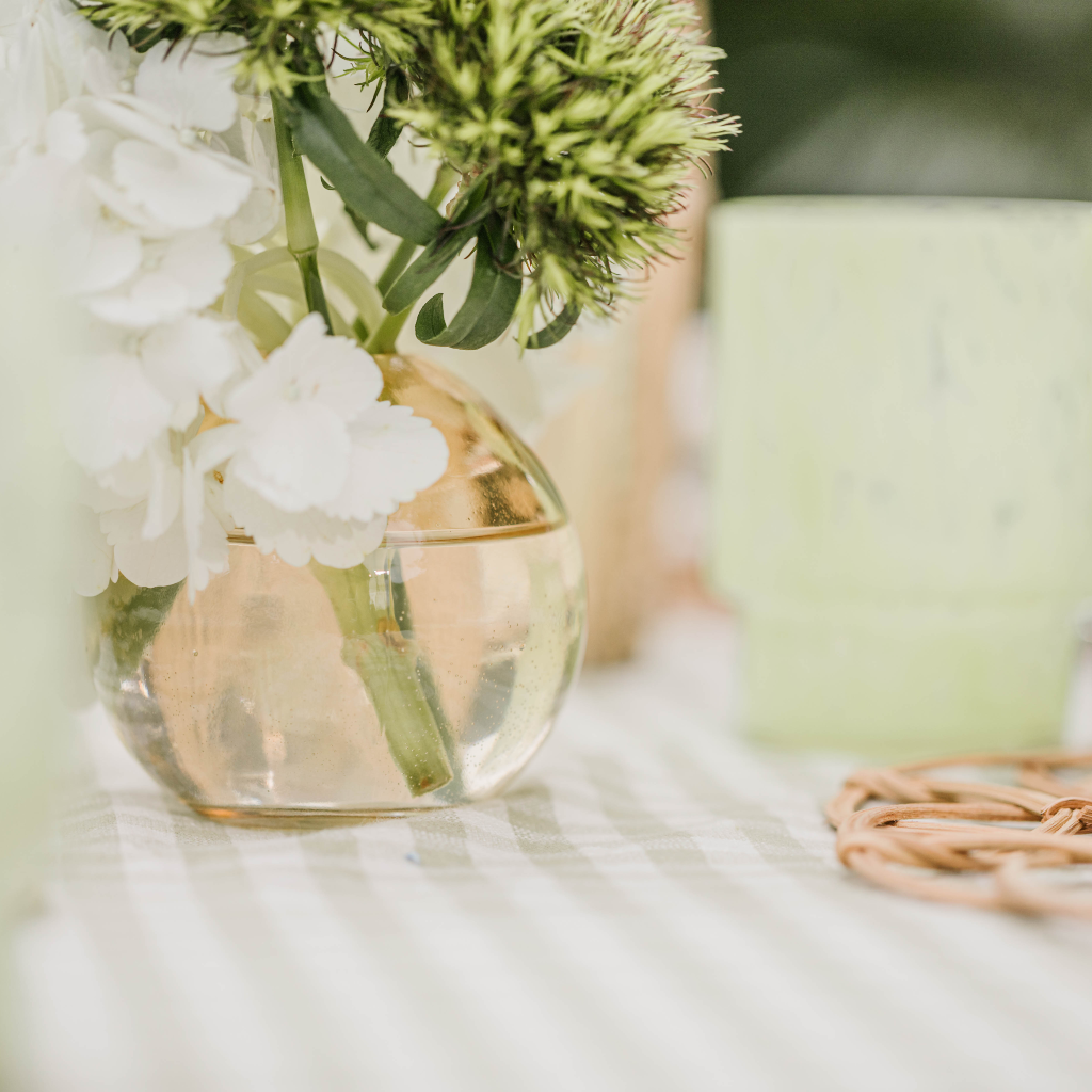 Amber Mini Bud Vase Duo