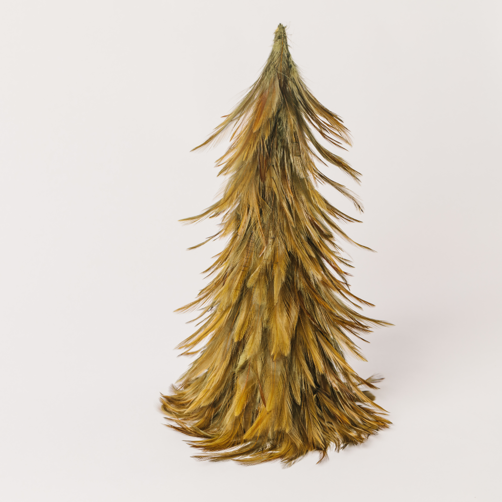 Large feather Christmas tree