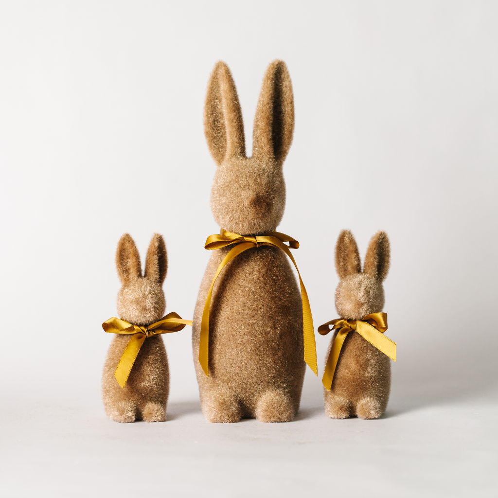 Large Soft Brown Easter Bunny