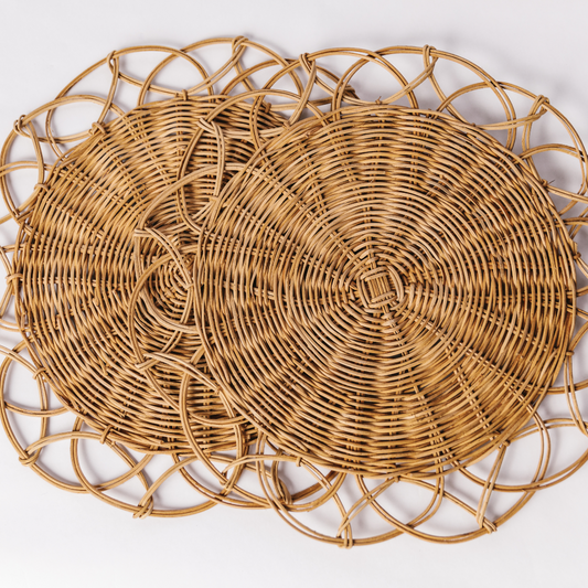 Woven Rattan Placemat