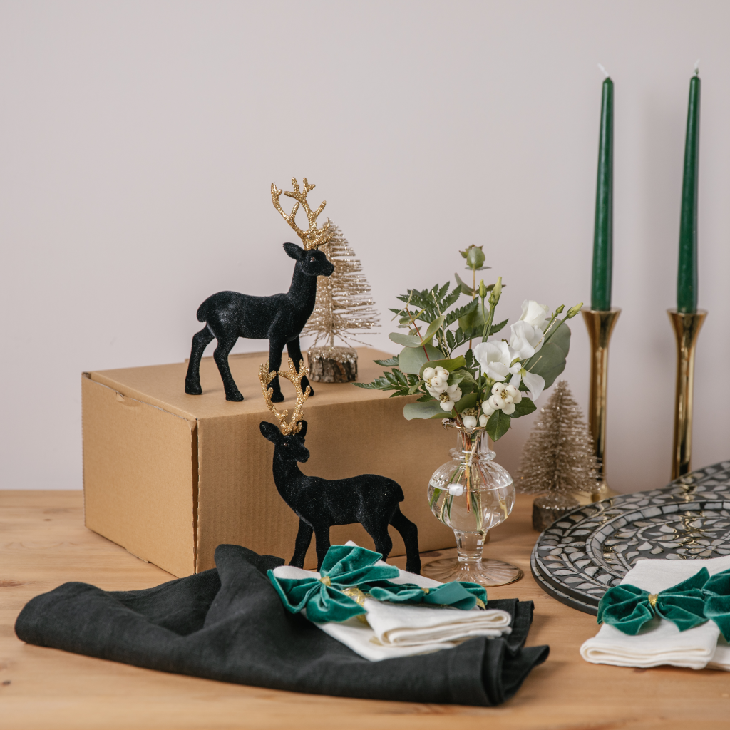 Black Stags (Set of Two)
