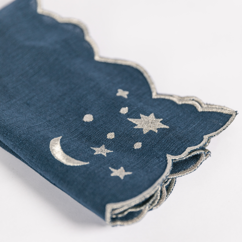 Celestial Embroidered Napkin