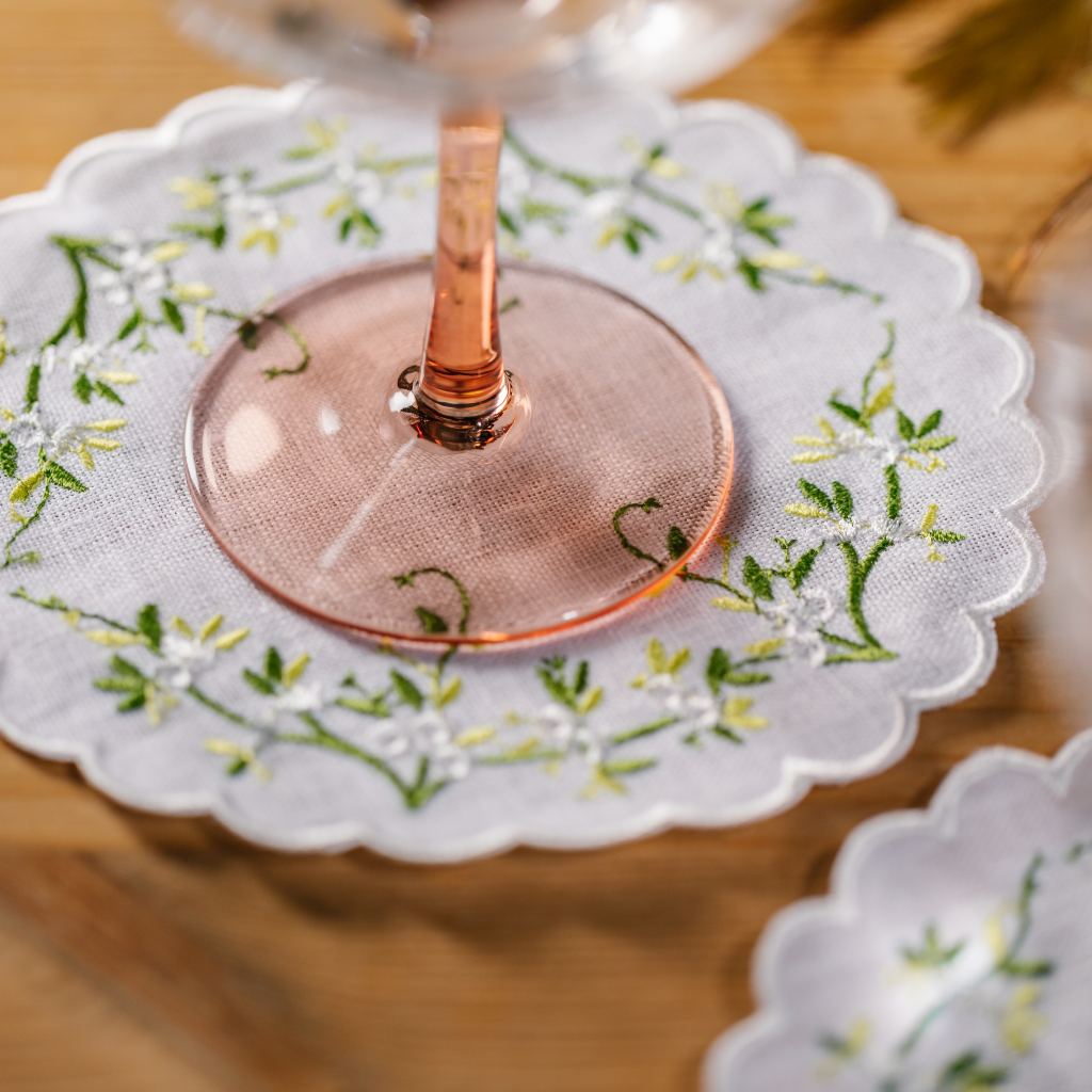 Honeysuckle Cocktail Napkins (Set of Two)